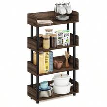 Garage Integrated Storage Racks - خشب الجوز - مشاهدة 7