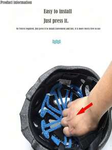 柔软、无压迫感的头盔内衬，透气排汗，适合夏季骑行头盔通风，男女通用 - A - 查看 5