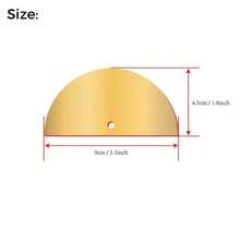 5/30/50pcs Customized Wedding Tassel Semi-Circle Place Cards, Personalized Name Cards, Suitable For Wedding, Party Table Decor - Multicolor 4 - View 3
