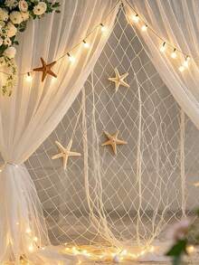 1 chiếc lưới đánh cá trang trí, thích hợp cho tiệc tùng, lưới đánh cá hình sao biển, lưới đánh cá tự nhiên trang trí tường, lưới đánh cá bằng cotton kiểu Hawaii trang trí tiệc, đồ dùng trang trí tiệc lưới đánh cá và trang trí tường chủ đề đại dương, thích hợp cho trang trí theo phong cách Hawaii, trang trí tường tiệc, trang trí nhà cửa và trang trí theo phong cách Boho. - Be - Xem 7