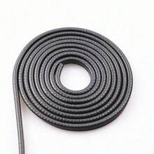 2m/5m/10m Protector universal en forma de U para el borde de la puerta del coche, tira decorativa de goma para parachoques, protección antiarañazos y antichoques - negro - Ver 13