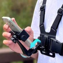 1pc New Headband-Style Phone Shooting Bracket, First-Person Perspective Sports Camera Motorcycle Mounting Support - Multicolor - View 7