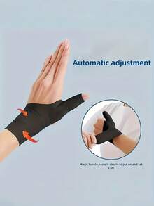 1/2pcs Adjustable Breathable Wrist Support With Thumb Stabilizer, Thumb Wrist Brace, Adjustable Sports Wrist Support, Ergonomic Design, Suitable For Typing, Computer Work, Repetitive Tasks, Non-Slip, All-Season Anti-Sweat And Sprain, Applicable For Various Sports And Fitness Activities - Multicolor - View 6
