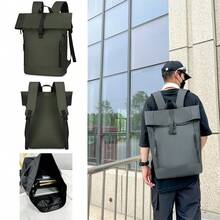 Large Capacity Casual Men's Nylon Backpack, Multi-Function Commuter/Travel Bag - Multicolor - View 2