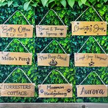 10cm X 25cm High Quality Customized Wooden Hanging Sign (Text And Graphic Options Available) - Multicolor - View 4