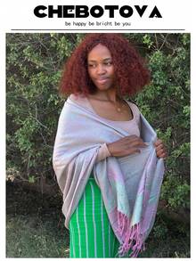 1 chiếc khăn choàng cổ bằng polyester họa tiết Paisley, kiểu dáng Bohemian, thích hợp cho mùa xuân, hè và thu. - Nhiều màu - Xem 10