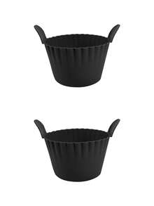 2个装空气炸锅烘焙杯 - 硅胶烘焙模具、玛芬杯、挞模、厨房配件、烘焙工具、DIY用品 - 彩色 - 查看 6