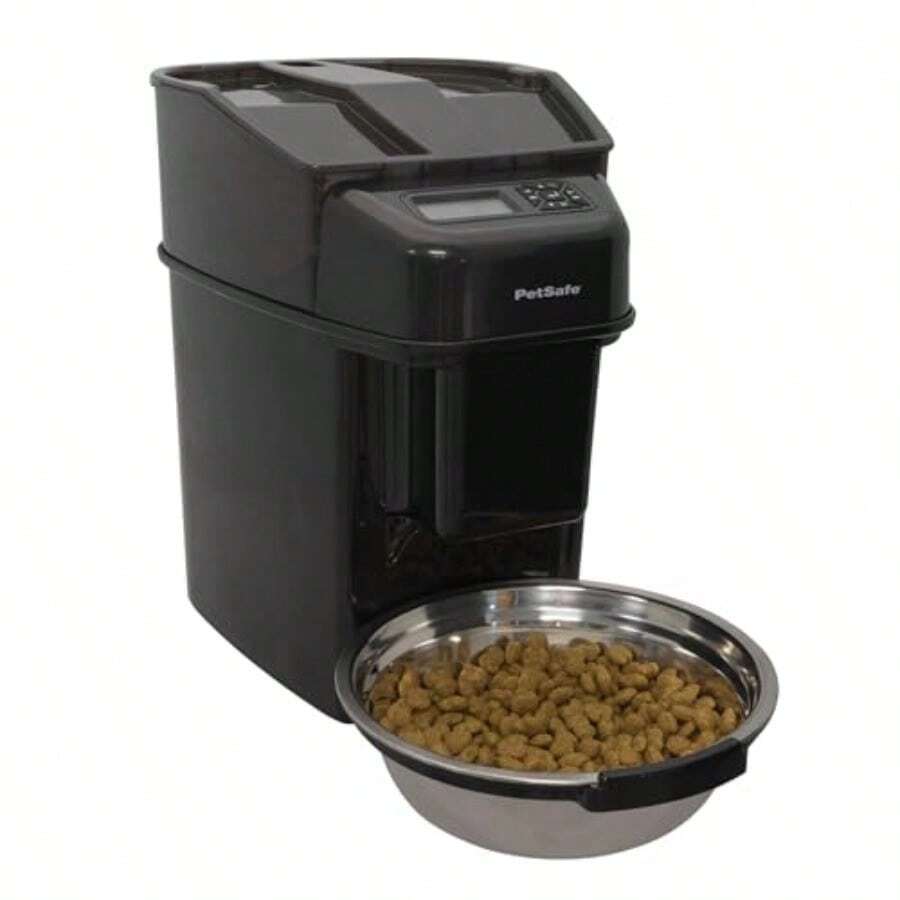Healthy Pet Simply Feed Automatic Feeder - Headquartered in Knoxville TN - Automatic Dog Feeder from The Engineers of The Smart Feed and Dancing Dot - 1-Year Comprehensive Protection Plan - Mascota saludable simplemente alimenta - Ver 1