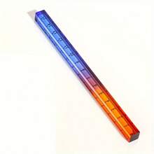 15cm/5.91in 漸層方尺 - 透明多色尺 (粉色、黃色、綠色、藍色、紫色) 用於幾何、繪圖、辦公和學習 - 耐用光滑表面，精確測量，返校季 - Multi Colors - 查看 16
