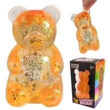 1/12个装软糖熊挤压玩具，儿童减压感官玩具，派对礼物，挤压球，应急玩具，圣诞节/复活节礼物 - 極光 - 查看 17