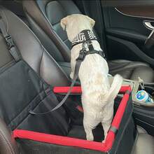 宠物汽车座椅垫，狗/猫后座安全座椅套，防污水汽车座椅宠物床 - 彩色 - 查看 7
