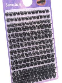 168pcs Faux Mink Lash Clusters, DIY Eyelash Extension - Premium D-Curl Fluffy & Natural Lash Clusters, Reusable, Lightweight & Easy To Wear, Suitable For Beginners, Daily Wear, Weddings, Dates, Parties, Holidays - Great For Christmas/Halloween/Gift Lash Set - D - View 7