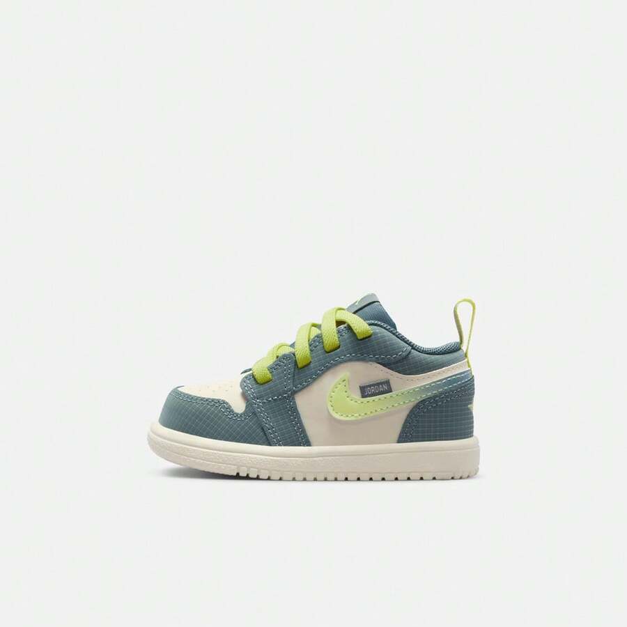 Giày bóng rổ Jordan 1 Low Alt SE (TD) cho trẻ nhỏ, IB7119-001 - màu xanh lá - Xem 1