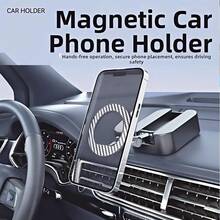 Giá đỡ điện thoại từ tính hai mặt đa năng cho iPhone 17-12 / Android, giá đỡ điện thoại gấp gọn dùng trong phòng tập thể dục với khay điều chỉnh kích thước và kẹp bàn. - A - Xem 1