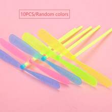 10pcs Random Color Classic Propeller Flying Toys - Smooth Manual Design For Outdoor Flight, Ideal For Relieving Anxiety And Calming The Mind, Great Choice For Outdoor Stress Release And Daily Relaxation - Multicolor - View 14