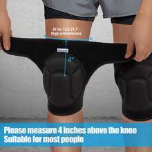 2pcs Shock-Absorbing Foam Knee Pads, Anti-Slip Design, Suitable For Football, Basketball, Volleyball, Ice Skating, Dance, Kneeling Protection, Fitness And Roller Skating (Actual Product Is Shown In Figure 9, Due To Production Batch Issues, It Does Not Affect Use, 1pc Specification Available, Please Order 2pcs For A Pair) - Multiple Items - View 5