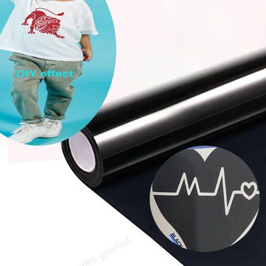 Heat Transfer Film Flex Film Used In Textiles Transfer Film For Iron-On DIY T-Shirt, Fabrics (Black) - TPU Sparkling Purple - View 1