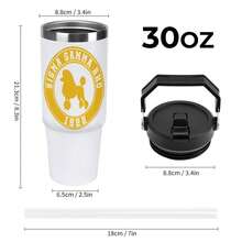 30oz  1922 Stanley Style Tumbler Wrapped Graffiti SGRHO Mug - trắng - Xem 2