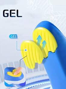 1 Pair Arch Support Insoles, Unisex (Trimmable), Shock Absorption, Massage Insoles (Suitable For Running Shoes And Work Shoes), Suitable For Long-Time Standing, Made Of EVA Material - Multicolor - View 4