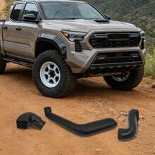 SanBouSi Snorkel Kit For 2005-2015 Toyota Tacoma 4.0L Petrol, Raised Air Intake With Cold-Air Design, PE Rotational Molded Durable Construction, Direct Replacement Right Side Mount For Enhanced Wading Depth - Black - View 8
