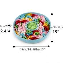 Sniff, Puzzle Pad Dogs, Enrichment Sniffing Training Game, Boredom Buster Food Dispenser, Interactive, All Season - 灰色 38X38厘米 - 查看 5