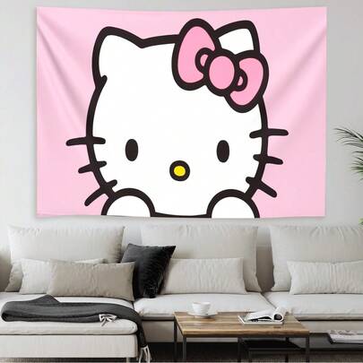 1 Tấm thảm trang trí dễ thương - Phong cách Bohemian hiện đại. Lý tưởng để trang trí các bữa tiệc, phòng khách và phòng ngủ; một món quà độc đáo dành cho những người yêu mèo. Món đồ trang trí nhà kiểu banner này có thể thêm điểm nhấn đáng yêu cho phòng ngủ, không gian sống và địa điểm tổ chức tiệc.