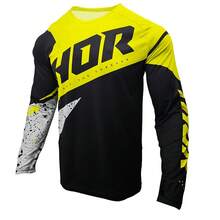 DONUTFOX 2026 F1 男士拉斯維加斯山地單車運動服 賽車摩托車 T-shirt MTB BMX 速降越野摩托車越野摩托車長袖黑色 - 黑色 - 查看 12