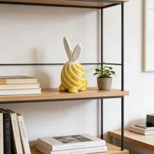 1个软萌减压兔子蛋，复活节礼物摆件，迷你兔子蛋 - 彩色 - 查看 3