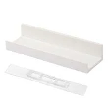 Bộ 1/2/3/4/6 kệ treo tường acrylic màu trắng, kệ sách trẻ em mẫu giáo treo tường không cần khoan, giá đựng dụng cụ treo tường, kệ treo tường phòng tắm. - trắng - Xem 12