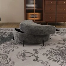 Sofa Parts - Gray + Chenille - View 3