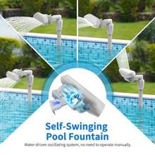 Swimming  Fountain  Ve And In-Ground S  Waterfall Water Cooler Sprinkler Sper  Party R E-G Swing - Egray Swing - View 3
