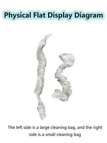 50/150pcs Disposable Pet Cage Pads, Expandable Disposable Pet Cage Mats, Rabbit Tray Liners, Reusable Pet Cage Pads, Thick Tear-Resistant Transparent Plastic Bags, Easy/Quick Cleaning, Trash Bags - Transparent - View 12