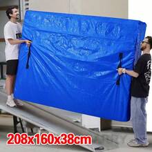 Waterproof Mattress Storage Bag – Heavy Duty Moving Cover With Zipper & 2Handles - Azul - Ver 1