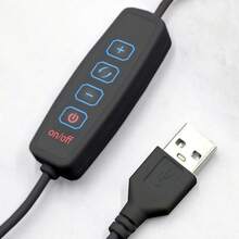 1 đèn bàn họa tiết hoa - Ánh sáng điều chỉnh 3 màu với đế kim loại, đèn trang trí thanh lịch, đèn LED bảo vệ mắt điều khiển bằng nút bấm qua cổng USB, thích hợp cho phòng ngủ, phòng khách, phòng học, văn phòng. - Màu trắng ấm áp - Xem 6