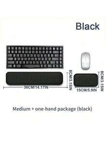 Keyboard And Mouse Wrist Rest Support Pad, Ergonomic Computer Wrist Cushion, Soft Memory Foam Arm Rest, Office Desk Palm Support - View 9