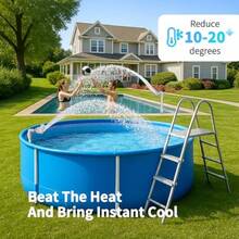 Swimming  Fountain  Ve And In-Ground S  Waterfall Water Cooler Sprinkler Sper  Party R E-G Swing - Egray Swing - View 5