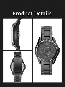 Fossil Riley 黑色指针式女表 ES4519 - 黑色 - 查看 6