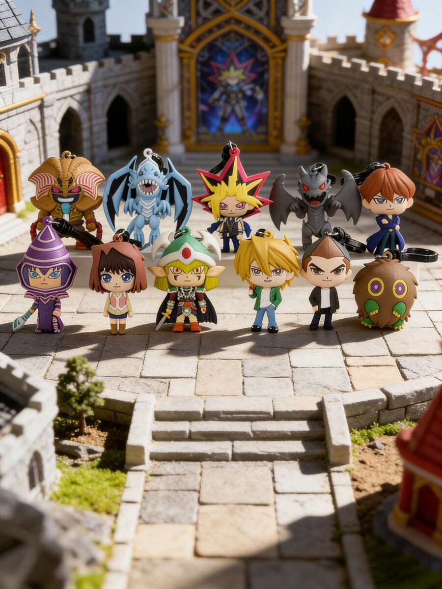 Crunchyroll 1 件游戏王官方授权 3D 暗黑游戏王黑暗魔术师游戏角色系列钥匙扣神秘盲袋随机一个角色包含隐藏的其他角色惊喜袋汽车钥匙手机吊饰创意背包服装装饰桌面摆件圣诞节万圣节生日惊喜礼物送给家人和朋友 - 彩色 - 查看 1