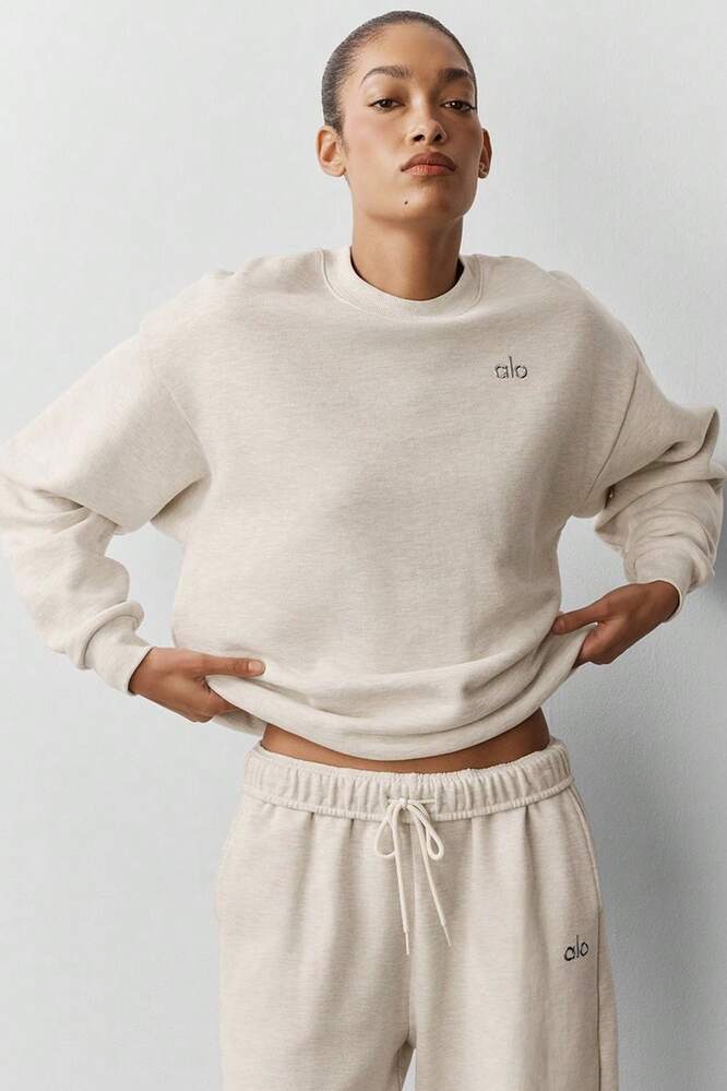 Alo Yoga Alo Accolade Crew Neck Pullover Unisex Style Designed For