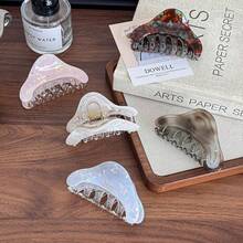 1 chiếc kẹp tóc hình bán nguyệt đa năng, phụ kiện búi tóc thanh lịch, kẹp tóc nhỏ. - Nhiều màu - Xem 4