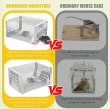 High Sensitivity Automatic Mouse Trap, Household Reusable Rodent Catcher - A - View 11