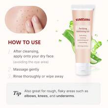SUMIFANG Gel tẩy tế bào chết. Làm sạch sâu, dưỡng ẩm và phục hồi. Chứa lô hội và các chiết xuất thực vật khác, bổ sung độ ẩm, cải thiện tình trạng thô ráp, xỉn màu, làm mềm và tăng độ bóng cho da. 60g - Axit trái cây - Xem 8