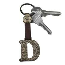 Metal Keychain With Engraved Initial And  Calendar - Handmade Gift Of Mexican Heritage - 字母 D - 查看 5
