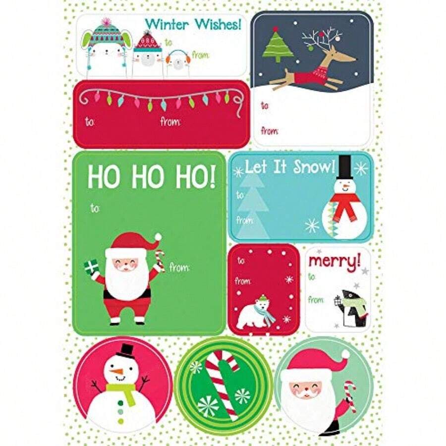 Etiquetas de regalo The Gift Wrap Company 4 x 6 pulgadas Peaceful Branch - Multicolor - Ver 1