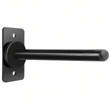 壁挂式杠铃片架 - 适用于 1 英寸/2 英寸杠铃片和保护垫，壁挂式哑铃片收纳架 - 黑色 - 查看 13