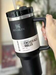 Sản phẩm có sẵn: Cốc giữ nhiệt bằng thép không gỉ S-TANLEY 40oz có ống hút, dung tích lớn, kiểu dáng thời trang, thích hợp cho ô tô. - Nhiều màu, 40oz - Xem 15