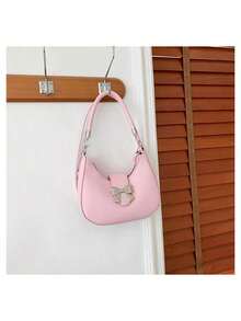 Bolso cruzado para mujer - Rosa - Ver 3