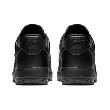 Nike 1 07, Made Of Cowhide Leather, Classic Retro Style, Shock-Absorbing, Breathable, Supportive Low-Top Sneakers, Men's, Black. - Black - View 5