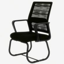 Ottomans - Black + Metal+Mesh+Wood+Fabric - View 6