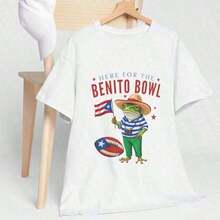 Valentine Outfits For Women2026Benito Bowl Bad Shirt, Bowl Bunny LX Sweatshirt, Puerto Rico Music Gift, Here For The Benito Bowl Unisex Teevalentine's Day Dress Western Graphic Tees Men Clothes Camisas Para Hombre Graphic Tees Women Clothes Summer Tops Summer Clothes Graphic Tee Shirts - 白4 - 查看 6